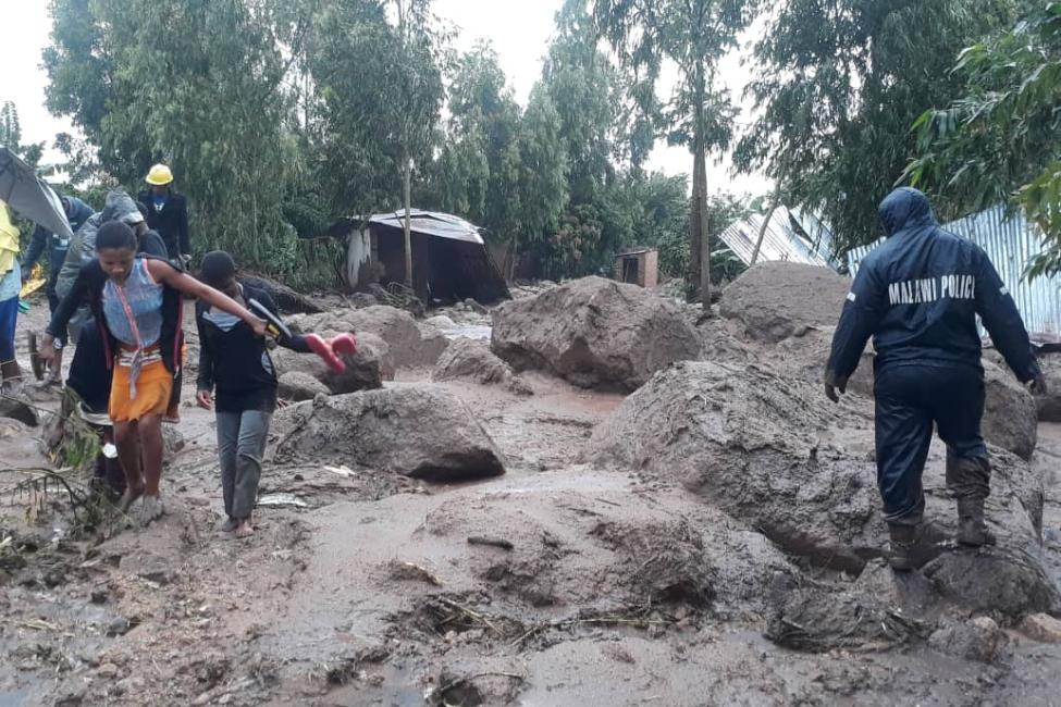 Floods and strong winds have led to the destruction of livelihoods and infrastructure across 14 districts in Malawi. Photo: IOM/Malawi