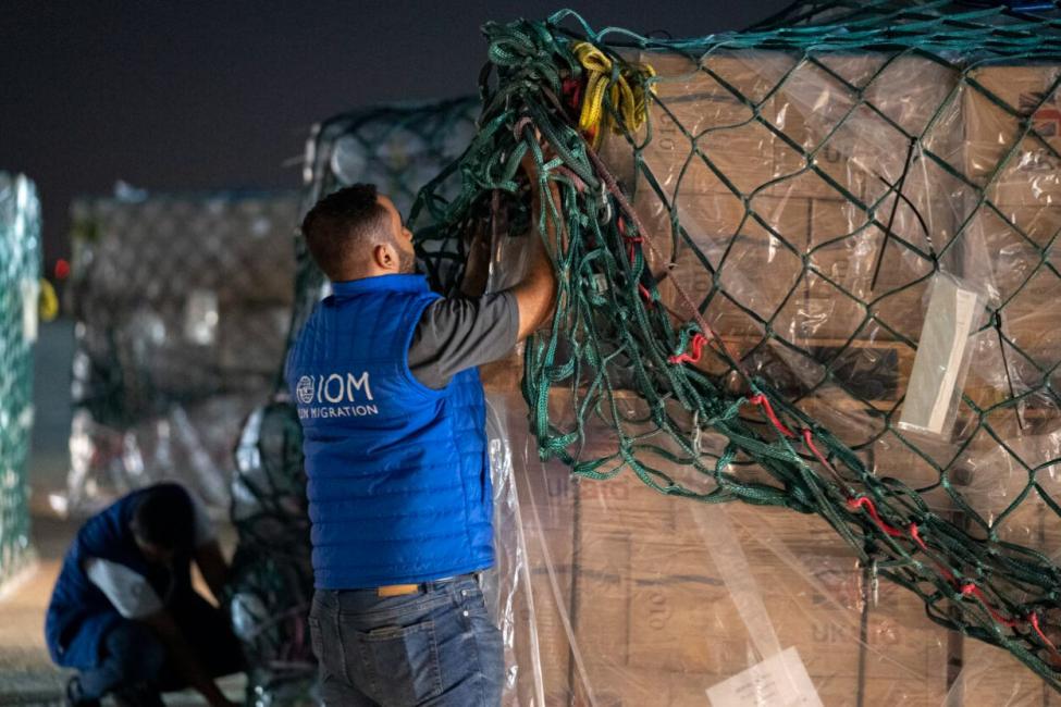 IOM is appealing for additional donor support to its efforts to assist the tens of thousands of people displaced by Storm Daniel. Photo: IOM Libya/Mouaid Tariq