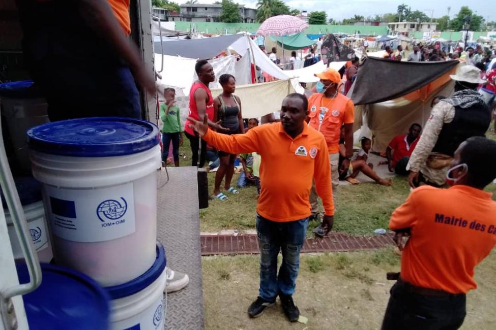IOM is supporting Haitian authorities in their response to assist the most affected communities. Photo: IOM
