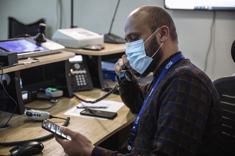 SCAAN, an innovative staff security app jointly developed by IOM and Sheffield Hallam University, is in the running for a Times Higher Education award. Photo: IOM/Muse Mohammed