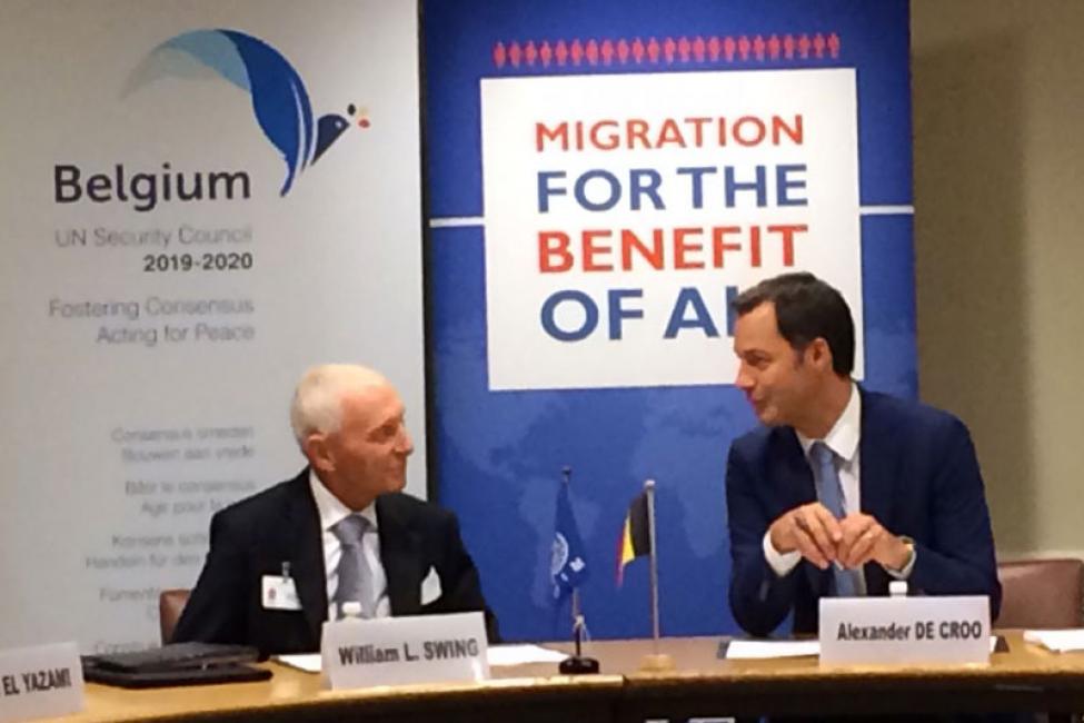 IOM, Belgium Sign Framework Agreement to Support Safer, Orderly Migration