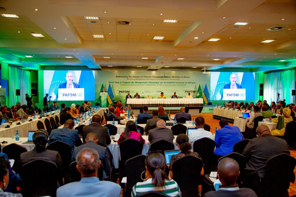 Mr Antonio Vitorino addresses delegates at Ministerial session of the Pan-African Forum on Migration (PAFoM) meeting in Kigali, Rwanda. Photo: IOM