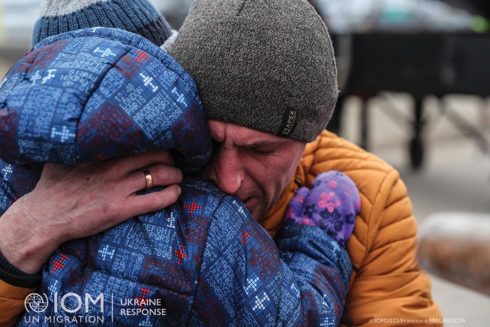 More people continue to flee Ukraine into neighbouring countries even as the conflict escalates. Photo: IOM Poland